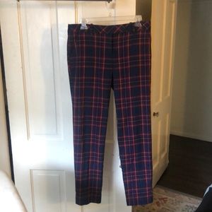 Size 8 Trina Turk Plaid Pants